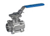 1/2" Bonomi 721LL - 3 Piece, Stainless Steel, Full Port, Ball Valve