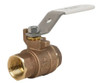 3/8" Jomar Valve T-200CSSG, 2 Piece, Full Port, NPT Threaded, Lead-Free Bronze, Stainless Steel Ball & Stem, 600 WOG Ball Valve