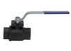 1-1/2" Bonomi 700056 - Ball Valve, 2-Piece, Carbon Steel, Full Port, FNPT Threaded, Manually Operated
