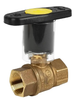 1-1/2" Jomar Valve T-100CG-IH, 2 Piece, Full Port, NPT Threaded, Dezincification Resistant Brass, Thermal-Block Insulated Handle, 600 WOG  Ball Valve