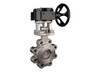 4" Bonomi G9301 - Butterfly Valve, High Performance, Lug Style, Stainless Steel, Gear Operated