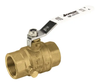 3/4" Jomar Valve T-110G, 2 Piece, Full Port, Dezincification Resistant Lead-Free Brass, NPT Threaded, Stainless Steel Ball & Stem with Drain, 600 WOG Ball Valve