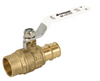 Jomar Valve S-422G Series, 2 Piece, Standard Port, Dezincification Resistant Lead-Free Brass, Solder x Expansion Pex Connection, Stainless Steel Ball & Stem, 400 WOG Ball Valve