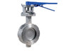 5" Bonomi 9100 - Butterfly Valve, High Performance, Wafer Style, Stainless Steel, Manually Operated