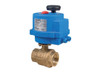 1" Bonomi 8E068-00 - Ball Valve, 2-way, Brass, FNPT Threaded, Full Port, with Electric Actuator