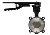 2" Jomar Valve HPBFV-600-CS-150-LH, Lug Style, Epoxy Coated Carbon Steel Body, Dual Offset Stainless Steel Disc, RPTFE Seat & Lever Handle, Class 150 High Performance Butterfly Valve