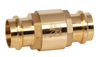 1" Jomar Valve P-521G, Inline Check Valve, Dezincification Resistant Lead-Free Brass, Pressfit, Class 150, 300 WOG