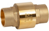3/4" Jomar Valve S-521G, Inline Check Valve, Dezincification Resistant Lead-Free Brass, Soldered Ends, Class 150, 300 WOG