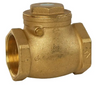 1/2" Jomar Valve T-501G, Horizontal Swing Check Valve, Dezincification Resistant Lead Free Brass, NPT Threaded, 200 WOG