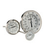 NOSHOK 100 Series Industrial Type Bimetal Thermometers, 3" Bimetal, 1/2 National Pipe Thread (NPT) Back Connection, 12" Stem Length