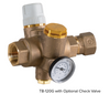Jomar Valve TB-120G Series, Thermostatic Balancing Valve, Dezincification Resistant Lead-Free Brass, NPT Threaded, Thermometer, 150 CWP.Optional Check Valve.