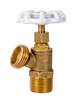 3/4" Jomar Valve T-621G, Boiler Drain, Dezincification Resistant Lead-Free Brass, MNPT Connection, 125 WOG