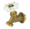 3/4" Jomar Valve S-641G, Sillcock, Dezincification Resistant Lead-Free Brass, Solder x 3/4" Hose Connection, 125 WOG