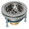 Jomar Valve Chrome Plated Brass SS-305, Designer Series: Easy-Loc Basket Strainer