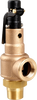1-1/4" MNPT x 1-1/2" FNPT Aquatrol Brass/Bronze Series 570-GF ASME Section VIII/XIII Safety Valve for Steam/Air/Gas Service, Metal Seat & Open Lever, Set 25-250 psi