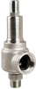 1/2" MNPT x 1" FNPT Aquatrol Series 743-EA ASME UV Section XIII/VIII Safety Valve With E Orifice - Stainless Body, Bonnet & Internals - Metal Seat - Closed Cap For Air/Gas/Liquid Service Set 25 to 300 psi