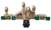 1/2" Watts LF009-QT-FS 1/2, Lead-Free Copper Silicon Alloy, Reduced Pressure Zone Backflow Preventer Assembly, Quarter Turn Ball Valve Shutoff, Backflow Flood Sensor