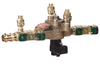 1-1/4" Watts LF009M2-QTW/PRS-FS 11/4, Lead-Free Copper Silicon Alloy, Reduced Pressure Zone Backflow Preventer Assembly, Quarter Turn Ball Valve Shutoff, Viega Propress Adaptors, Backflow Flood Sensor