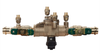 1-1/2" Watts LF009M2-QTW/PRS-FS 11/2, Lead-Free Copper Silicon Alloy, Reduced Pressure Zone Backflow Preventer Assembly, Quarter Turn Ball Valve Shutoff, Viega Propress Adaptors, Backflow Flood Sensor