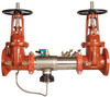 2-1/2" Watts LF957RPDAOSY-GPM-FS 2 1/2, Lead-Free Stainless Steel, Reduced Pressure Detector Backflow Preventer Assembly, OSY Gate Valve Shutoff, Gallons/Minute Meter, Backflow Flood Sensor