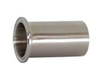 6" Sanitary Solutions SS14MPWL-6-316L, Long Heavy Wall Tank Weld Ferrule, 316 Stainless Steel