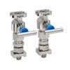 NOSHOK SV Series Stabilized Connectors With Integral Block Valve, SVC2, Steel Stabilized Connector Valve Pair, Adapter Flange