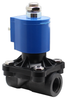 GC Valves NS202GH02CPCG4- 3/8", NPT, Nylon Body, Normally Open, 2 Way, Zero Differential Piloted Diaphragm, EPDM Seal, 5/8" Orifice, 120 VAC, NEMA 4/4x, Solenoid Valve