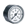 NOSHOK 100 Series Acrylonitrile Butadiene Styrene (ABS) & Steel Case Dry Pressure Gauges, 10-110-60-psi, 1" ABS Case & Socket, Copper Alloy Bourdon Tube, 60 psi, 1/8 NPT Back Connector