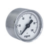 NOSHOK 100 Series Acrylonitrile Butadiene Styrene (ABS) & Steel Case Dry Pressure Gauges, 15-110-100-psi-SSC, 1-1/2" 304 SS Case, Copper Alloy Internals, 100 psi, 1/8 NPT Back Connector