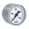 NOSHOK 100 Series Acrylonitrile Butadiene Styrene (ABS) & Steel Case Dry Pressure Gauges, 15-110-3000-psi-SSC, 1-1/2" 304 SS Case, Copper Alloy Internals, 3000 psi, 1/8 NPT Back Connector