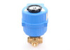 2-1/2" Bonomi 8E065 - 3 Way, Brass, Ball Valve, T-Port, & Electric Actuator