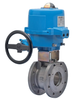 2" Bonomi M8E720370V**-0**-2 30-60/60°/90° V-Port Ball Valve, 2-Way, Stainless Steel, ANSI 150 Flanged, Fire-Safe Wafer Style, with Metal Electric Actuator with Positioner or Positioner with Battery Backup