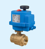 1-1/4" Bonomi 8E064LF-00* Ball Valve, 253N Direct Mount, 2-Way, Lead-Free Brass, Stainless Steel Ball and Stem, NPT, Full Port with Plastic Electric Actuator