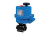 1/4" Bonomi 8E0632-00 - Ball Valve, Fire Safe, 2-way, 3-piece, Carbon Steel, Butt Weld, Full Port, with Electric Actuator