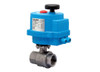 Bonomi 8E067-00 Series - Ball Valve, 2-way, 2-piece, Stainless Steel, FNPT Threaded, Full Port, with Electric Actuator