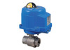 1 1/4" Bonomi M8E067-00 - Ball Valve, 2-way, 2-piece, Stainless Steel, FNPT Threaded, Full Port, with Metal Electric Actuator