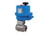 1" Bonomi 8E0126-00 -  Ball Valve, 2 Piece, 2 way, Stainless Steel, FNPT Threaded, Full Port, with Electric Actuator and Bracket