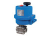 1" Bonomi 8E0730-00 - Ball Valve, Fire Safe, 3 Piece, 2 way, Stainless Steel, FNPT Threaded, Full Port, with Electric Actuator