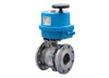 Bonomi 8E766000-00 Series - Ball Valve, Fire Safe, 2 Piece, 2 way, Stainless Steel, Flanged, Full Port, with Electric Actuator