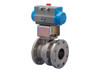 3/4" Bonomi 8P760137 - Ball Valve, Fire Safe, 2 Piece, 2 way, Carbon Steel, Flanged, Full Port, with Double Acting Pneumatic Actuator