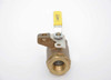 1-1/2" Apollo 75-107-01 - Bronze, Full-Port, FNPT, Ball Valve, with Locking Pad