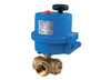 2-1/2" Bonomi 8E065-00 - Ball Valve, 3-Way, T-Port, Brass, FNPT Threaded, Standard Port, with Electric Actuator
