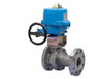 1/2" Bonomi M8E761030-00 - 2 Way, Stainless Steel, Full Port, Flanged, Ball Valve with Valbia Metal Electric Actuator