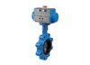 2" Bonomi SRN501S - Ductile Iron, Lug Style, Butterfly Valve with Spring Return Pneumatic Actuator