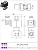 STC 2SO030- 1/4" NPT Solenoid Valve 2-Way, Normally Open