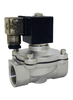 STC 2S350- 1-1/4" NPT Solenoid Valve, 304 Stainless Steel Body, 2-Way, Normally Closed, Direct Lift Diaphragm