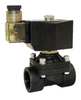 STC 2P250- 1" NPT Solenoid Valve, Nylon Plastic Body, 2-Way, Normally Closed, Direct Lift Diaphragm