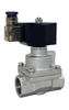 STC 2MS250- 1" Stainless Steel, Solenoid Valve 2-Way, Normally Closed, Pilot Piston for High Temp. & Pressure