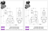 STC 2MS120-500  Stainless Steel, Solenoid Valve 2-Way, Normally Open, Pilot Piston for High Temp. & Pressure