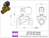 STC 2D500- 2" Brass, Pilot Solenoid Valve 2-Way, Normally Closed, Anti-Hammering, Slow Closing,